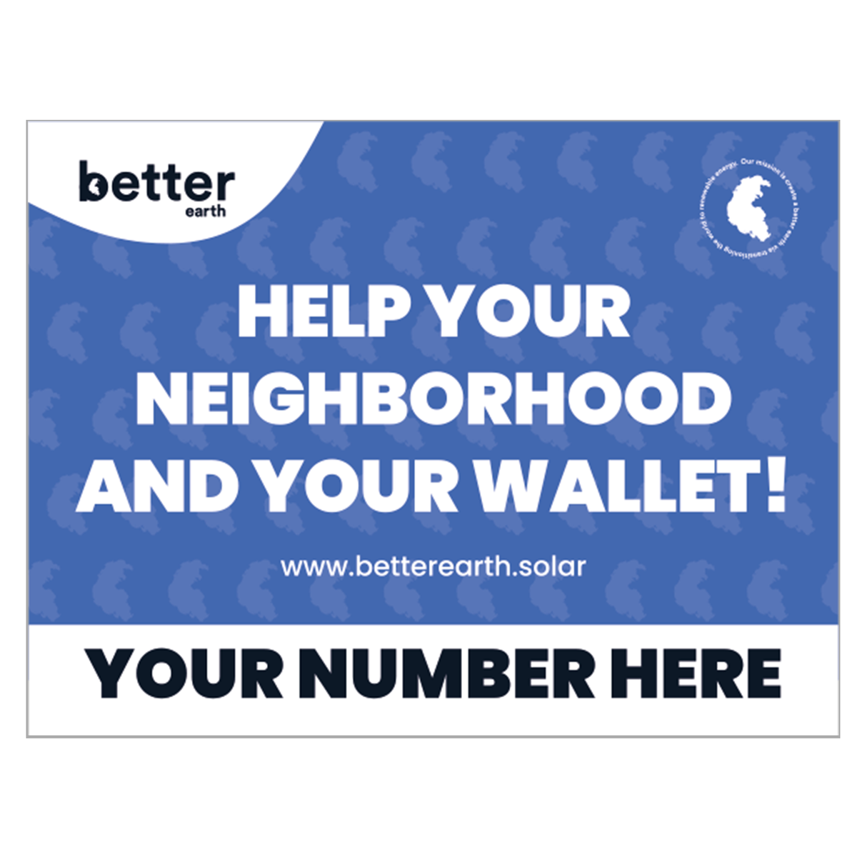 Better Earth Yard Sign Packs Better Earth Swag Store