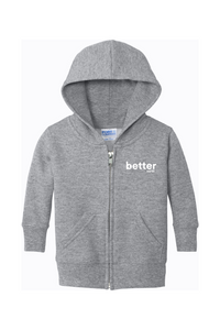 Port & Company Infant Core Fleece Full-Zip Hooded Sweatshirt