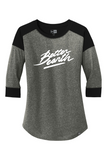 New Era Ladies Heritage Blend 3/4-Sleeve Baseball Raglan Tee