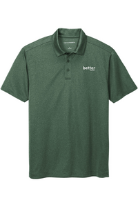 Port Authority Heathered Silk Touch Performance Polo