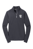 Sport-Tek Ladies Sport-Wick Textured 1/4-Zip Pullover