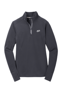 Sport-Tek Ladies Sport-Wick Textured 1/4-Zip Pullover