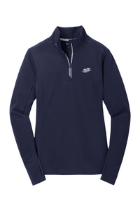 Sport-Tek Ladies Sport-Wick Textured 1/4-Zip Pullover