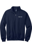 JERZEES 1/4-Zip Cadet Collar Sweatshirt