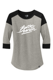 New Era Ladies Heritage Blend 3/4-Sleeve Baseball Raglan Tee