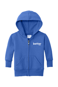 Port & Company Infant Core Fleece Full-Zip Hooded Sweatshirt