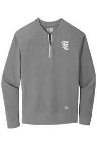 New Era Sueded Cotton Blend 1/4-Zip Pullover