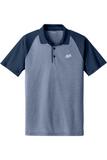 Sport-Tek PosiCharge RacerMesh Raglan Heather Block Polo